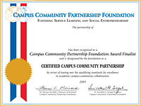 Campus Community Collaboration Certificate