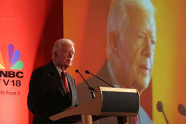 President Carter in New Delhi, India